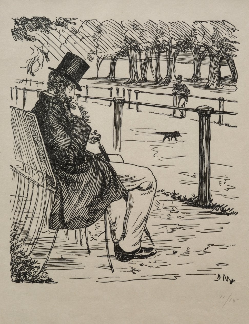 Baronların Sonu, 1855. by George Louis Palmella Busson Du Maurier