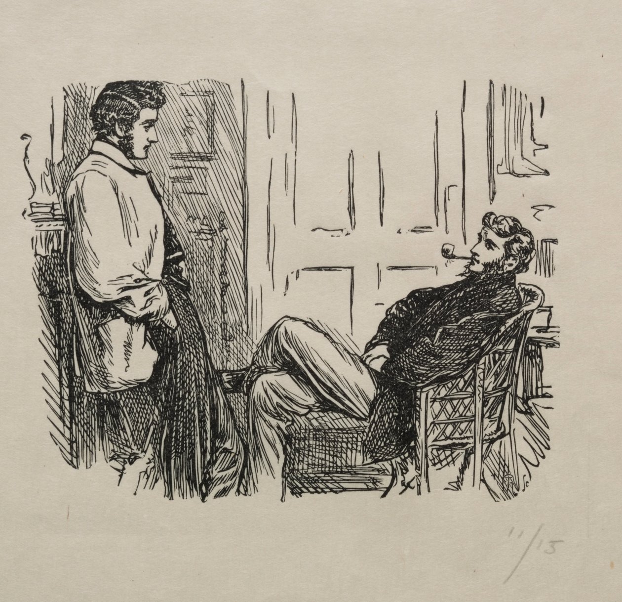 Elmasların Kraliçesi - Nasıl Kazanıldı ve Kayboldu, 1866. by George Louis Palmella Busson Du Maurier