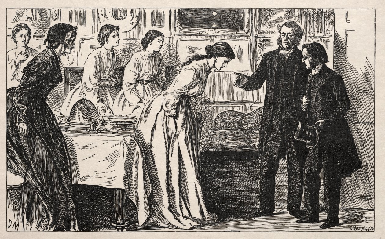 Bir Küratör istedi. Muhterem M. Green için Aksine Bir Çile by George Louis Palmella Busson Du Maurier