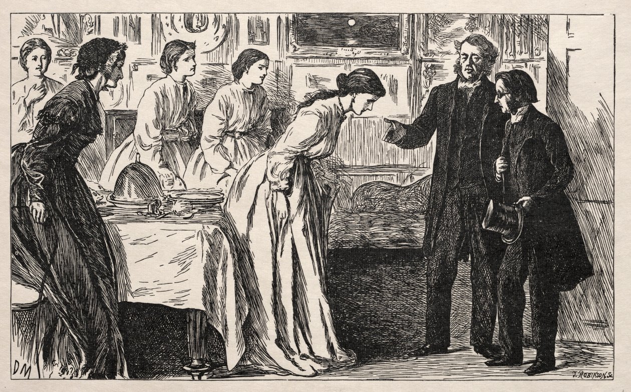 Bir Küratör istedi. Muhterem M. Green için Aksine Bir Çile, 1865. by George Louis Palmella Busson Du Maurier