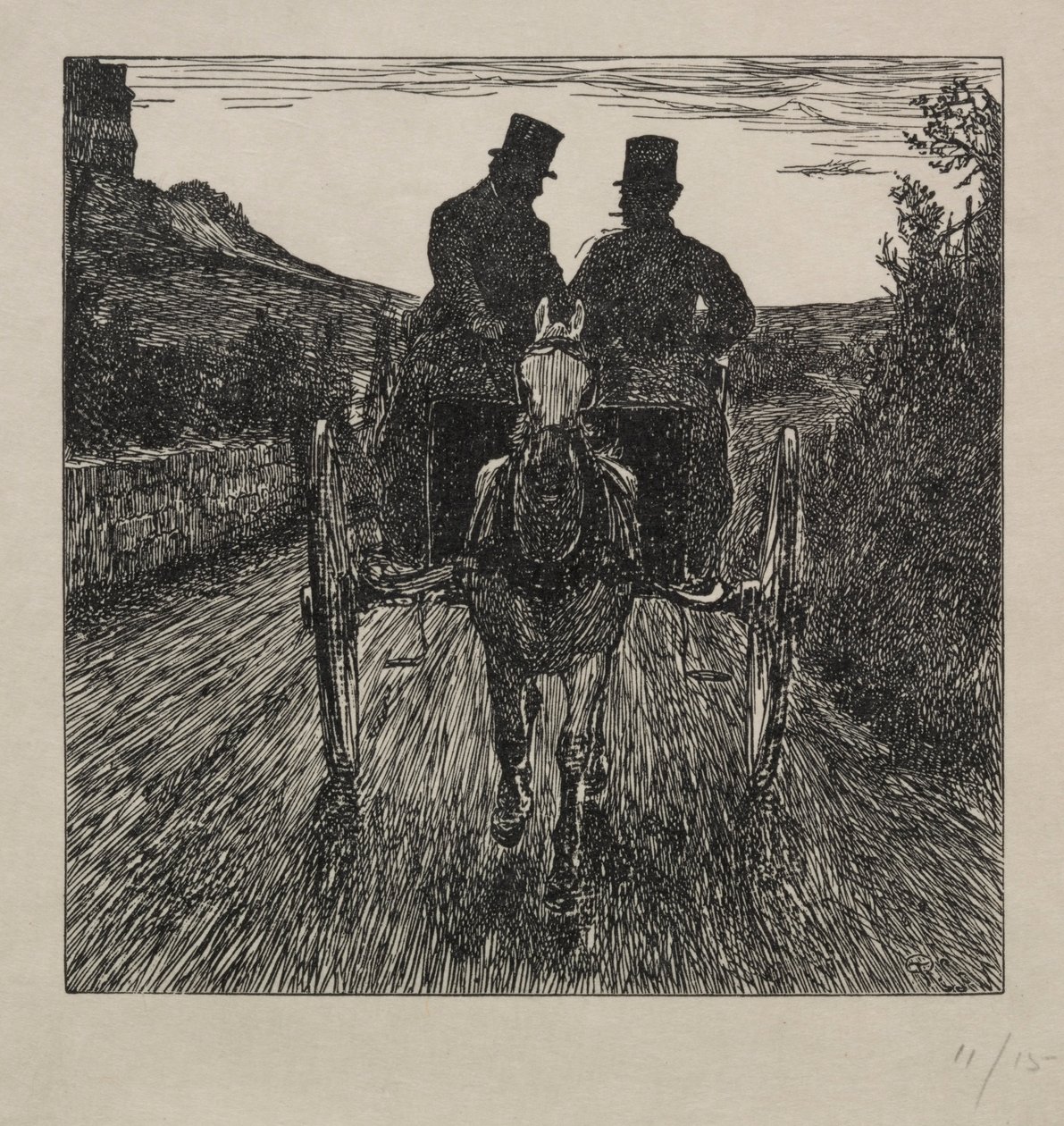 Pifflers Dönüş Maçını Neden Kaybetti, 1865. by George Louis Palmella Busson Du Maurier