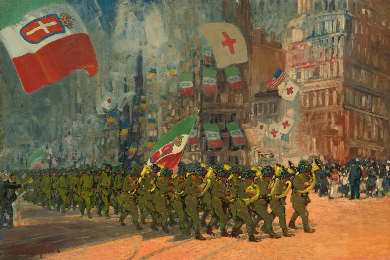 Bersaglieri by George Luks