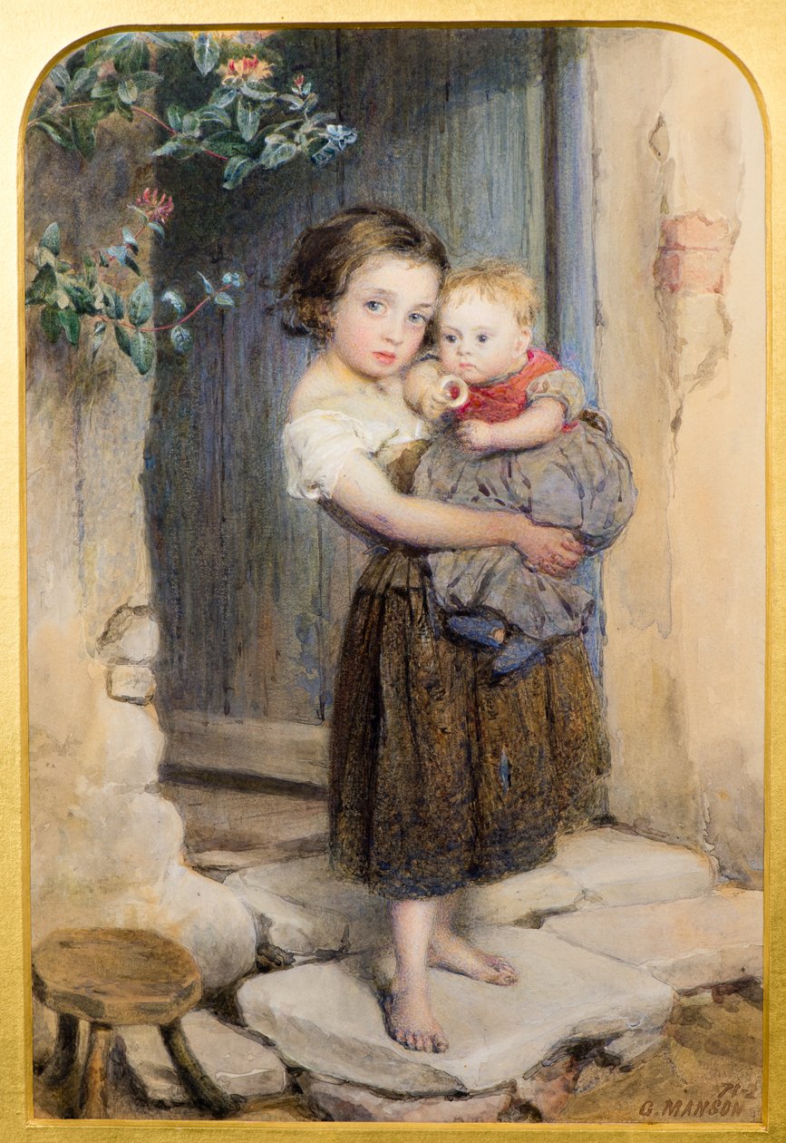 kız ve çocuk by George Manson