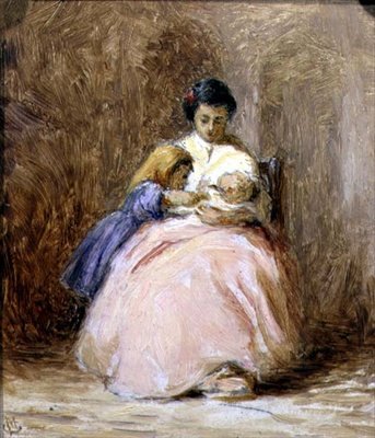 Yeni Bebek, 1870 dolayları (tuval üzerine yağlı boya) by George Manson