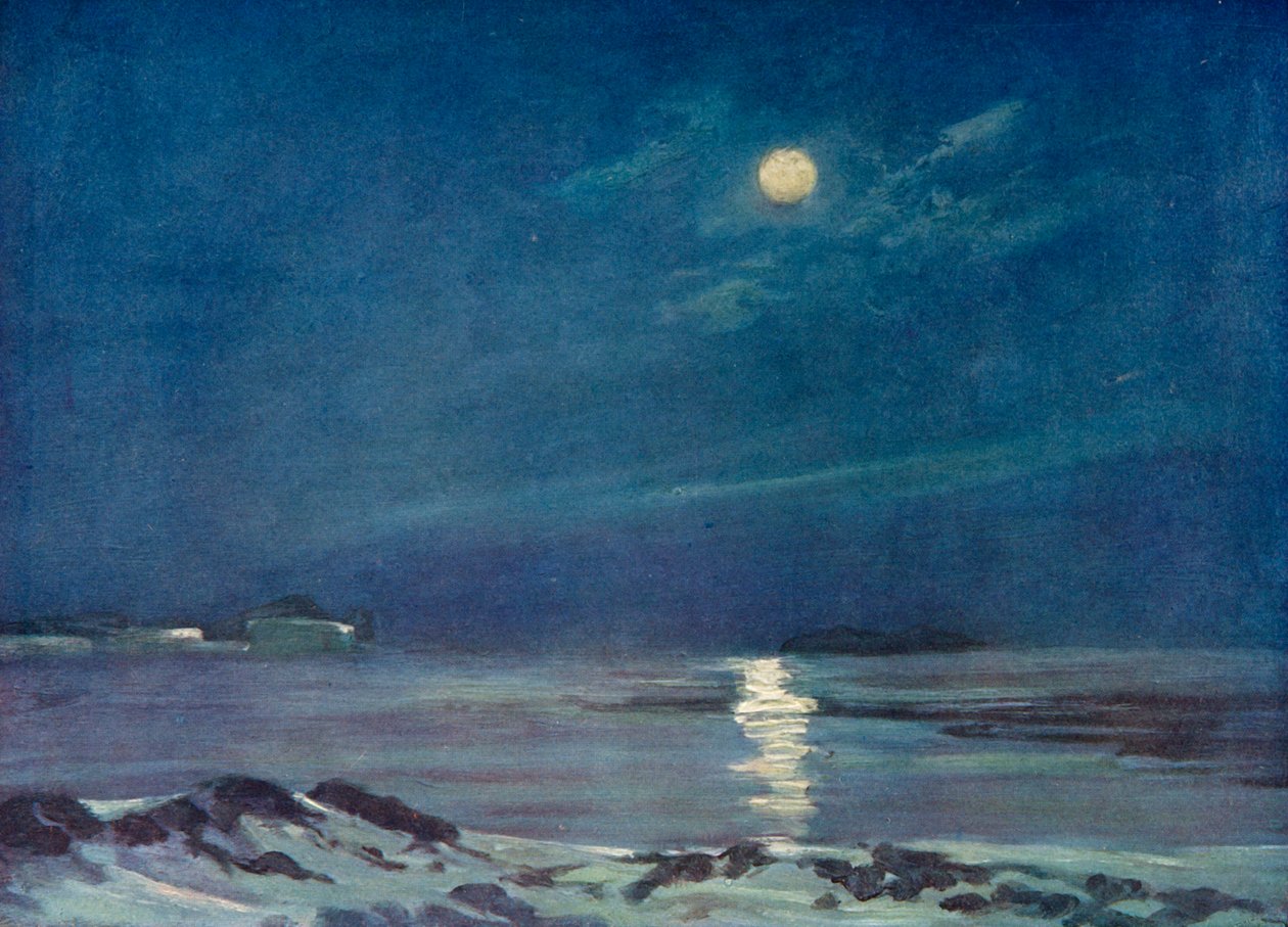 Kışın Dolunay, c1908, 1909 by George Marston