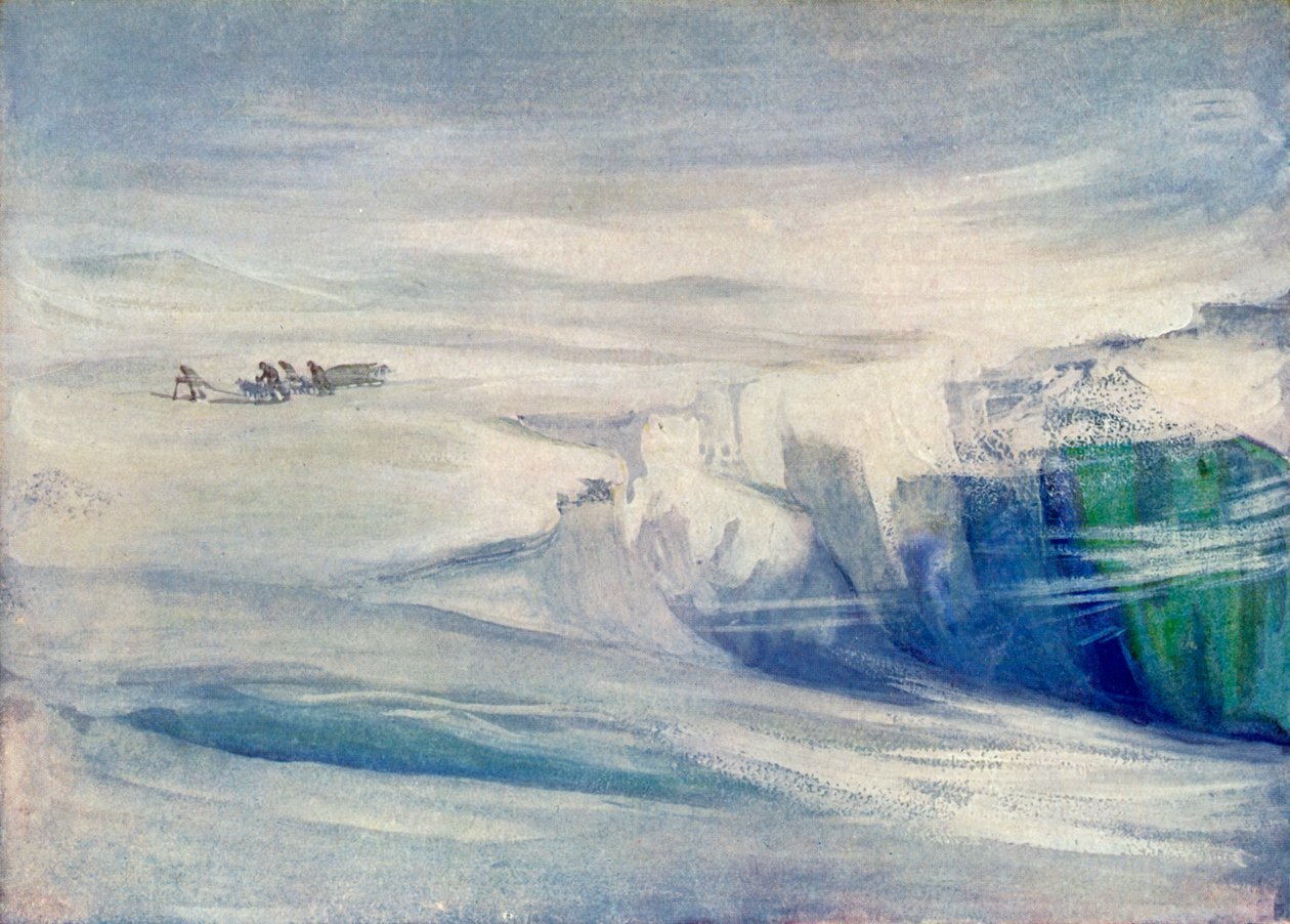 Yarıklar Arasında Depo Partisi, c1908, 1909. by George Marston