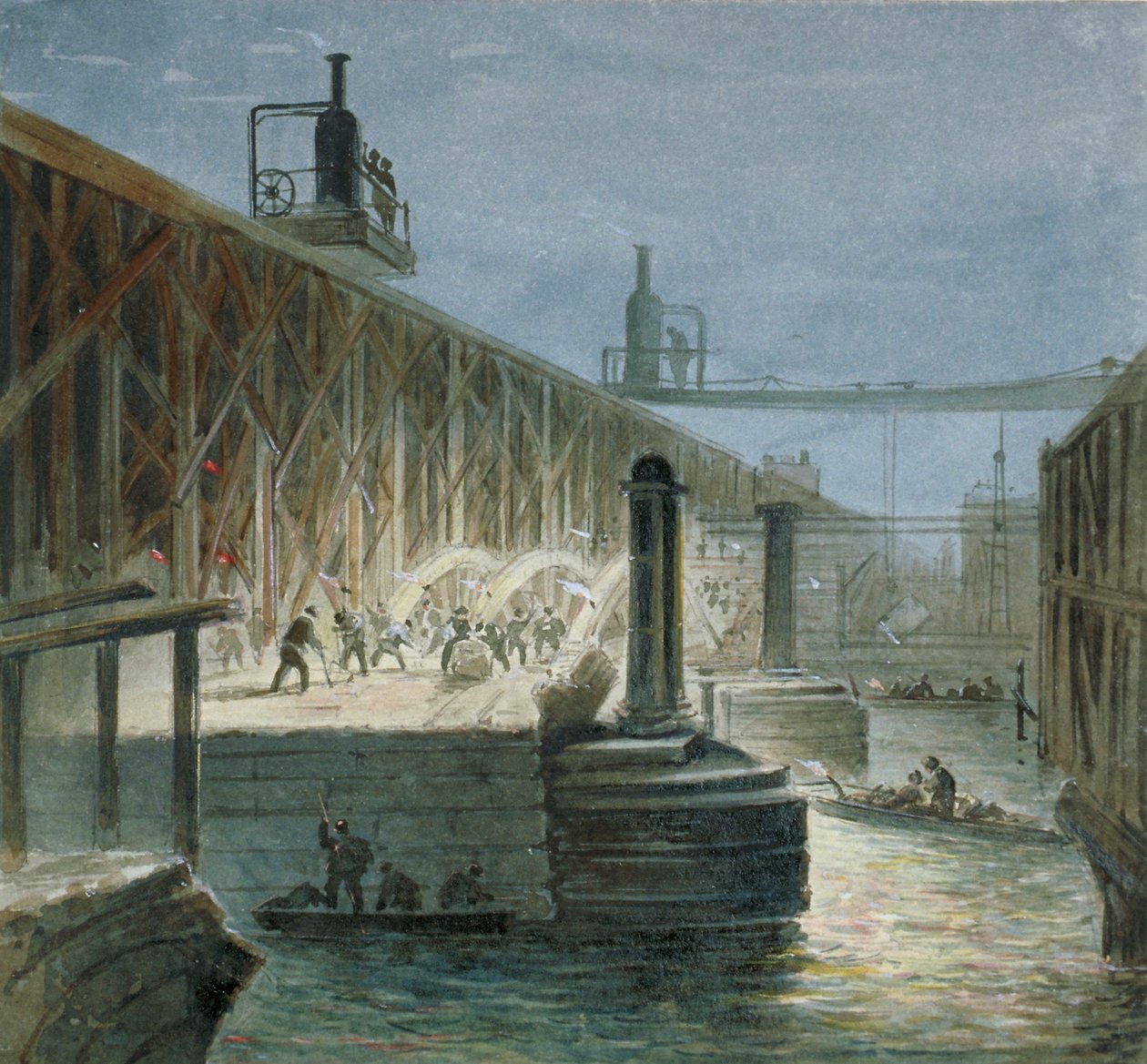 Surrey kıyısından Blackfriars Köprüsü