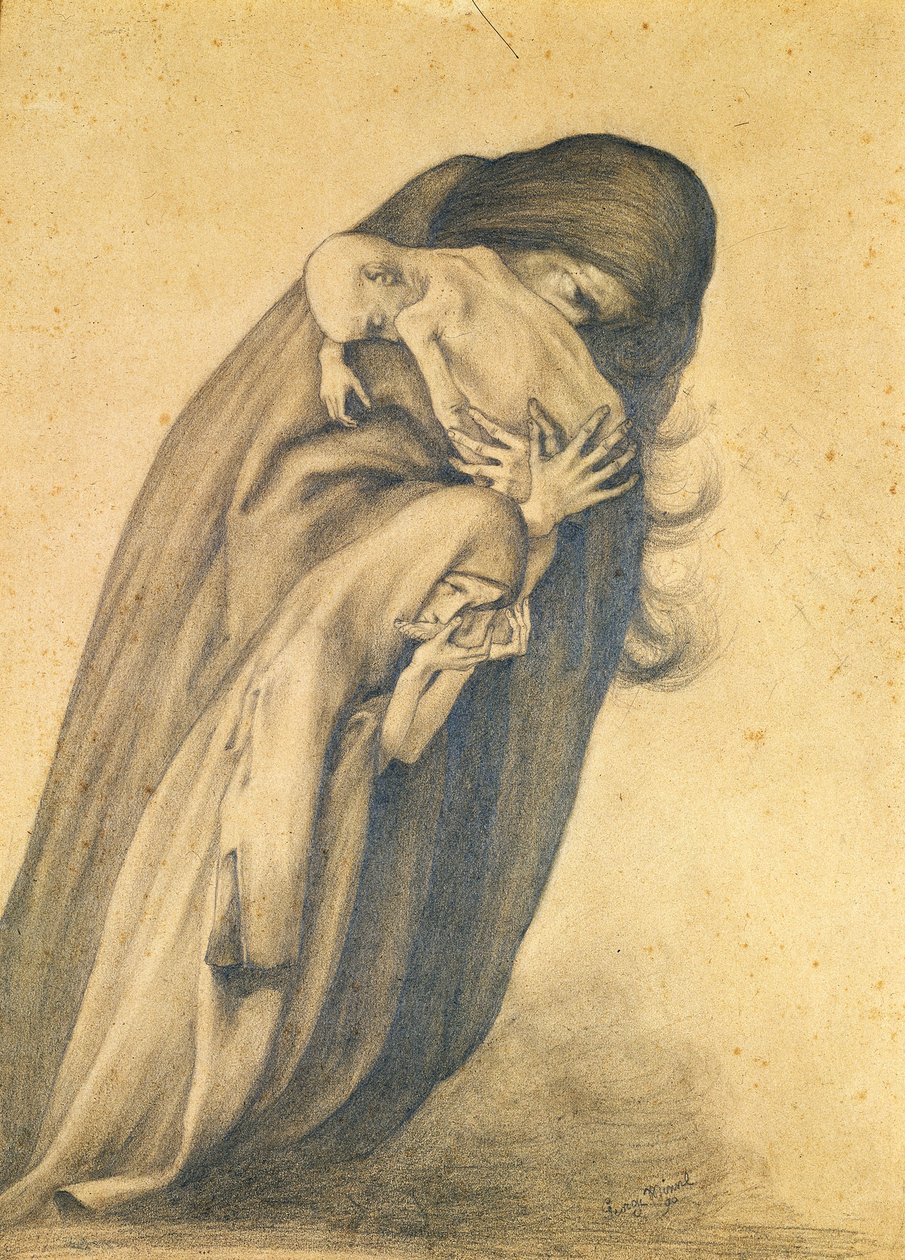 Yaslı Anne, 1890 by George Minne Baron