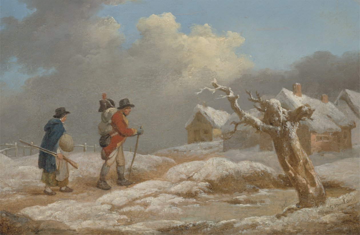 Bir Askerin Dönüşü by George Morland
