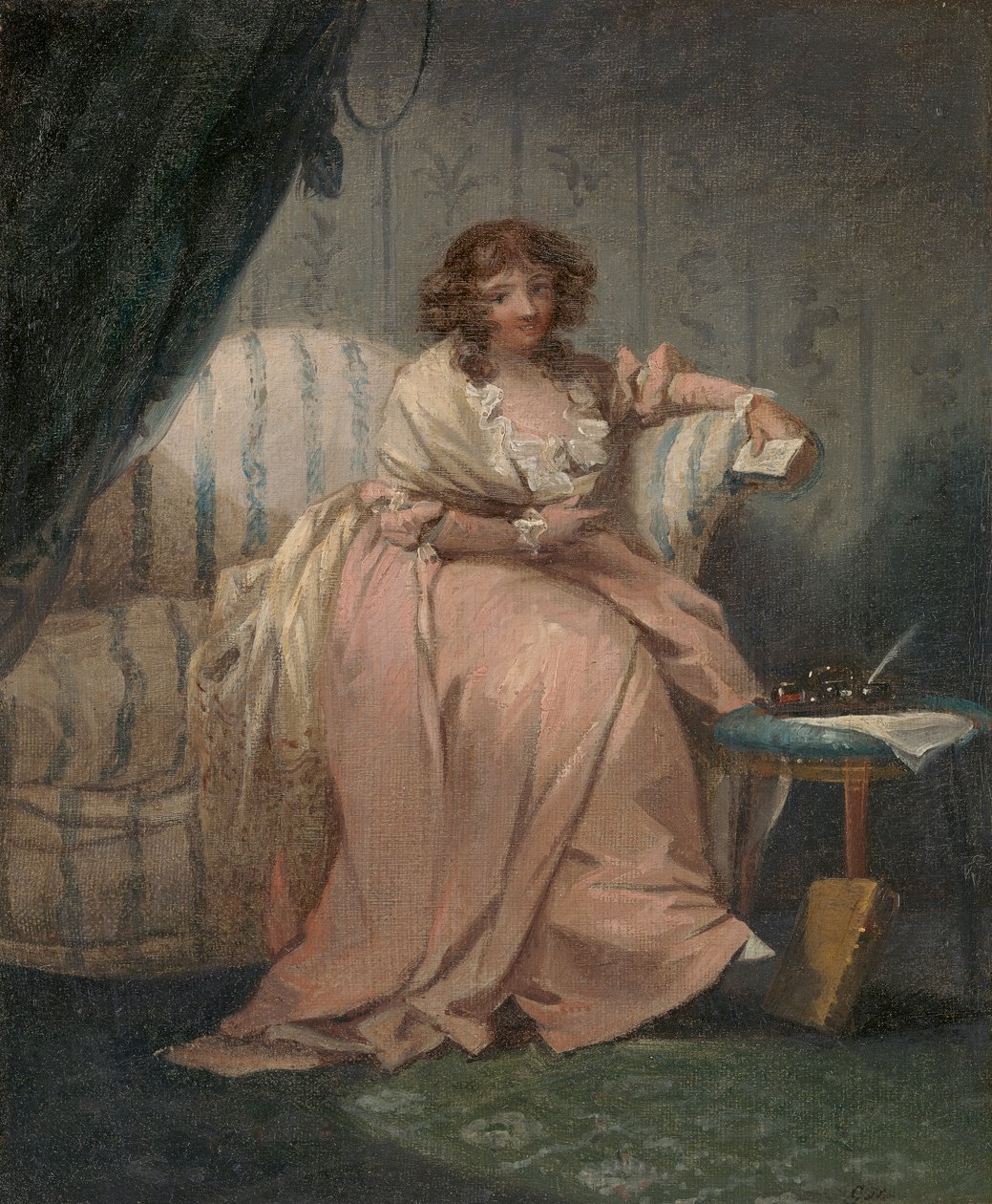 Sanatçının Karısı Anne Adında Bir Kadın by George Morland