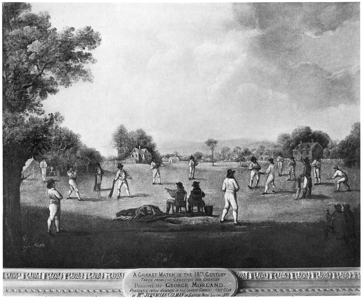 Bir kriket maçı, 18. yüzyıl 1912. by George Morland