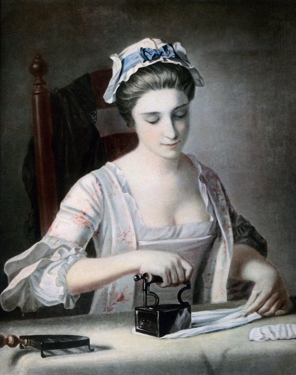 Bir hizmetçi ütüsü, 18. yüzyıl. by George Morland