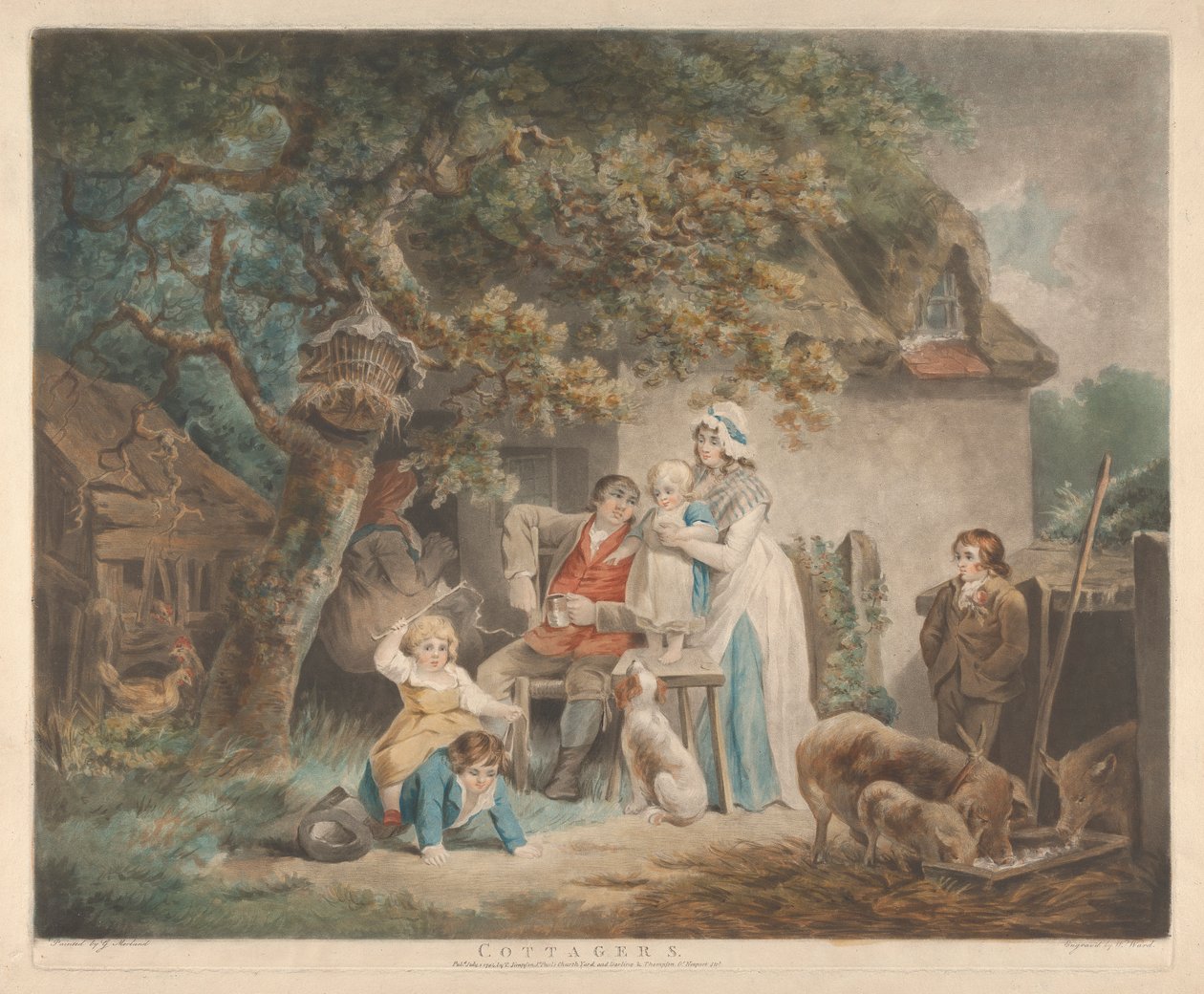 yazlıkçılar by George Morland