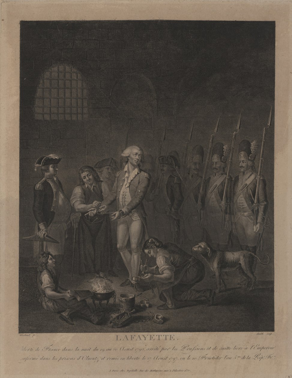 Lafayette Olmütz Hapishanesinde by George Morland