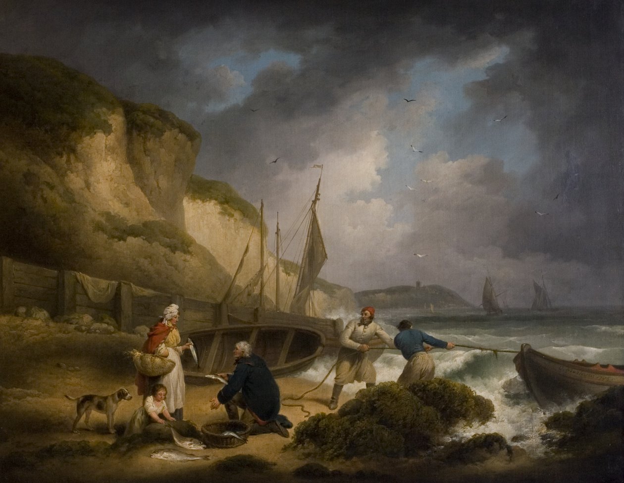 Balık Satmak, c.1799 by George Morland
