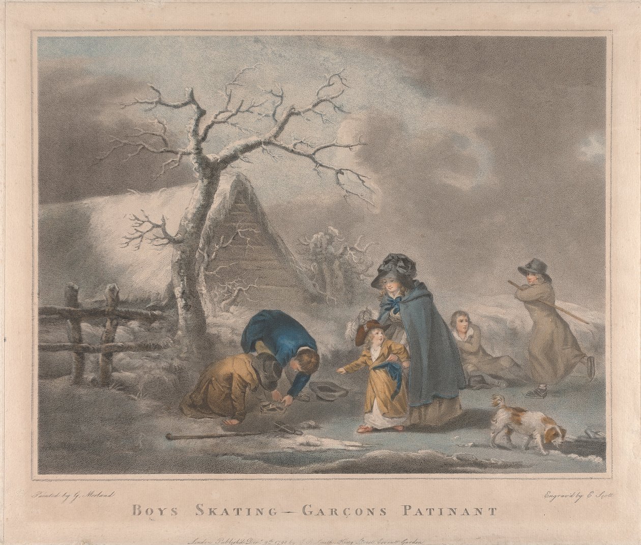 Dörtlü Set: Erkek Çocuklar Paten by George Morland