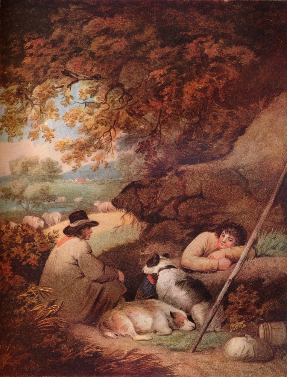 Yatan Çobanlar, 18. yüzyıl, 1919 by George Morland