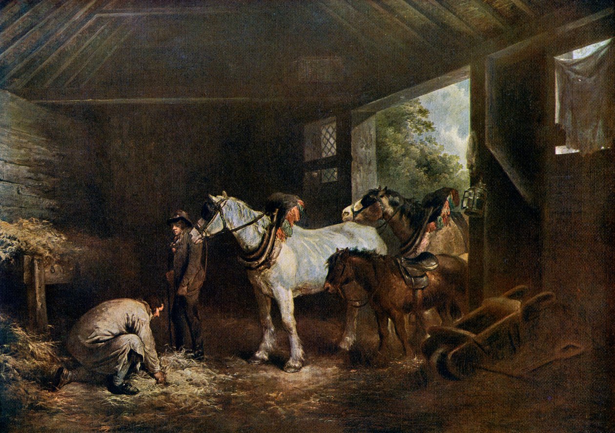 Ahırın İçi, 1791, 1912. by George Morland