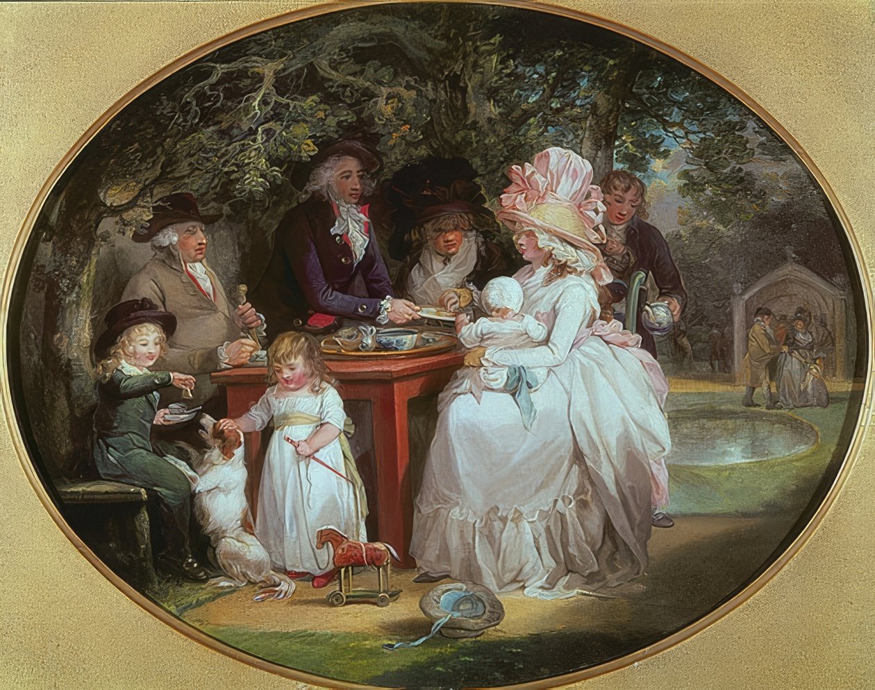 Çay Bahçesi. 1790 by George Morland