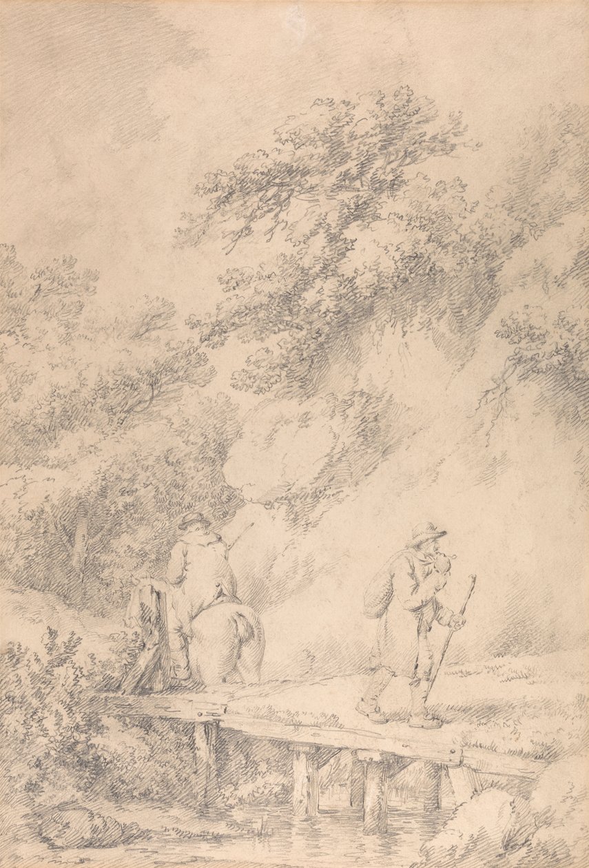 Köy Yolunda İki Adam by George Morland
