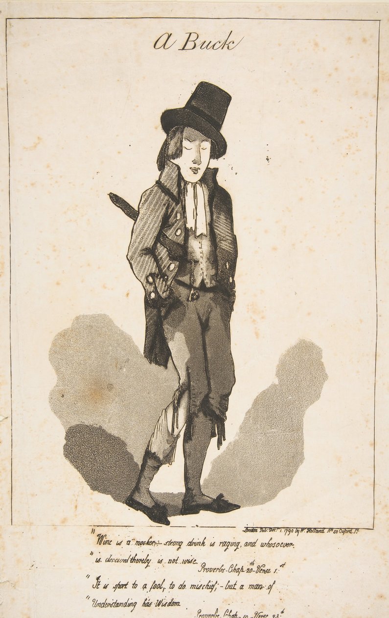 Bir Buck, 1 Aralık 1790. by George Moutard Woodward