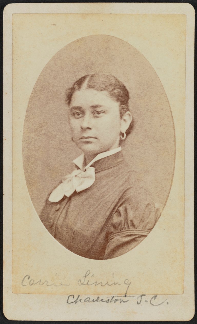 Carte-de-visit Carrie Lining