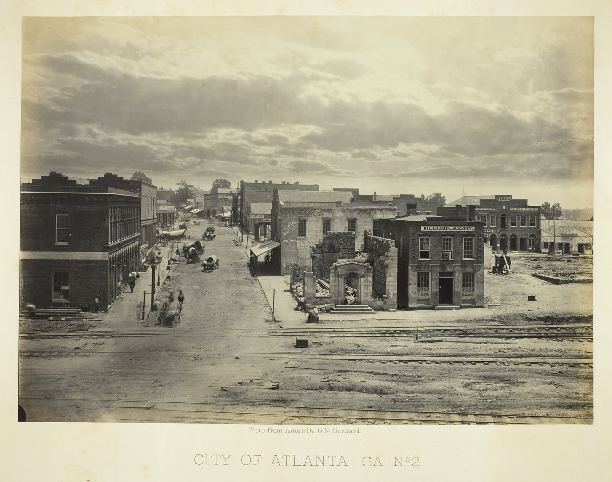 Atlanta Şehri, GA, No. 2, 1866. by George N. Barnard