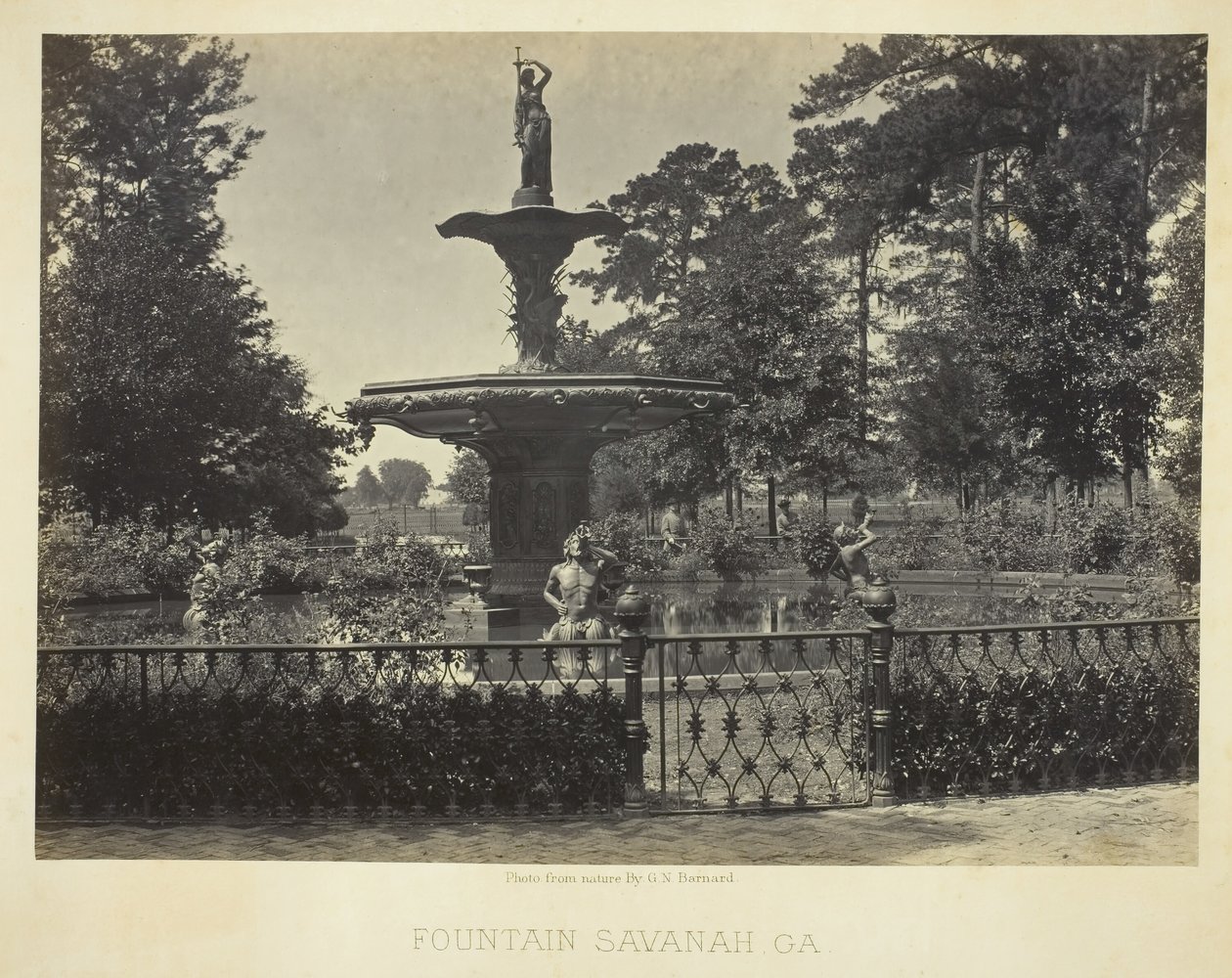 Çeşme, Savannah, GA, 1866. by George N. Barnard