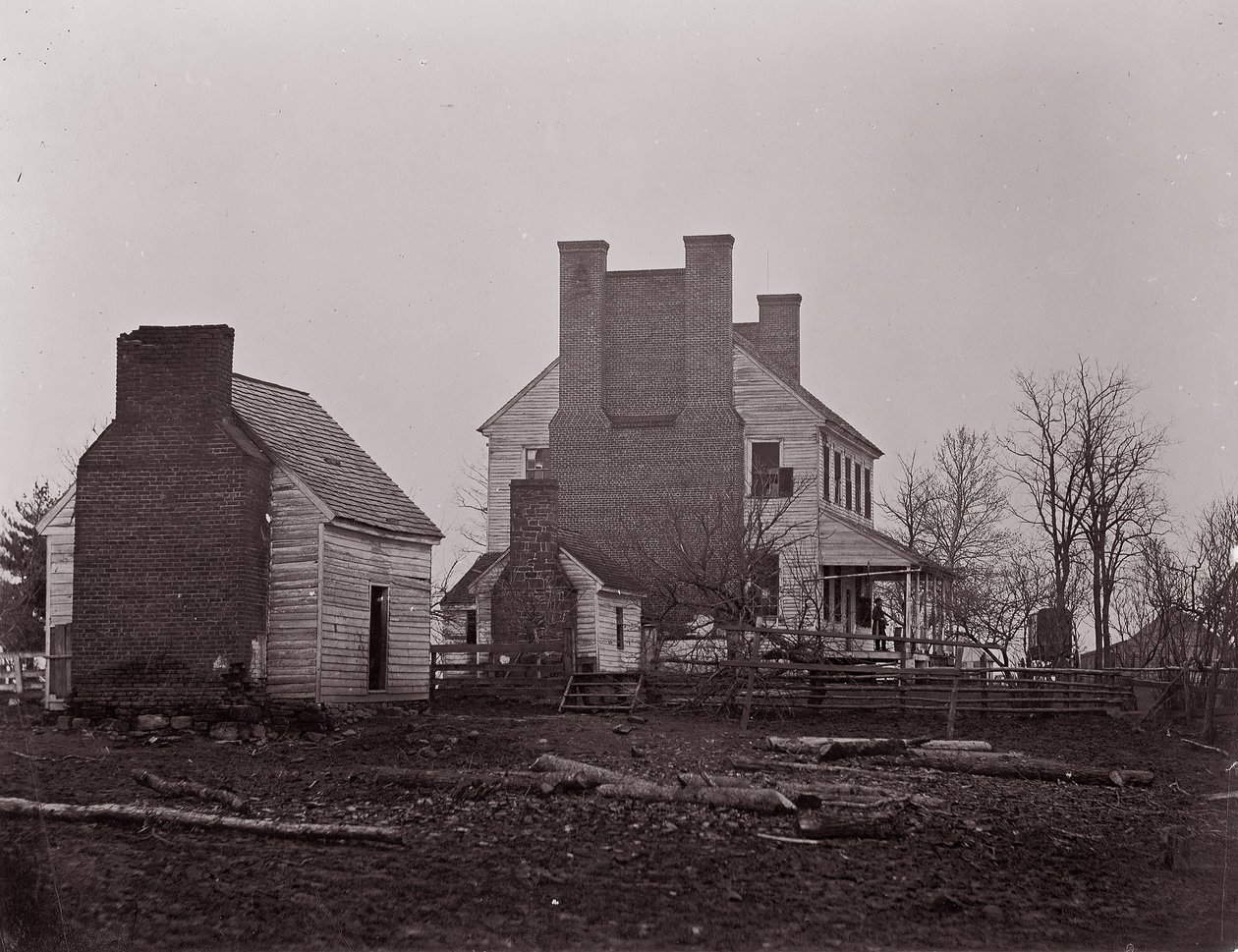 Lewis Evi. Boğa Koşusu Savaş Alanı, 1861-62. by George N. Barnard