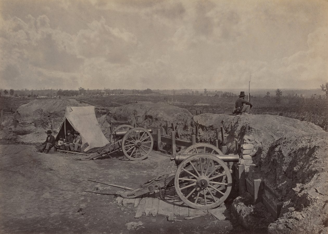 Atlanta Önünde Asi İşleri, GA, No. 4, 1864. by George N. Barnard