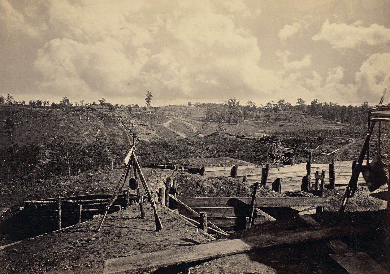 Atlanta, Ga. Önünde Asi Çalışmaları No. 5 by George N. Barnard