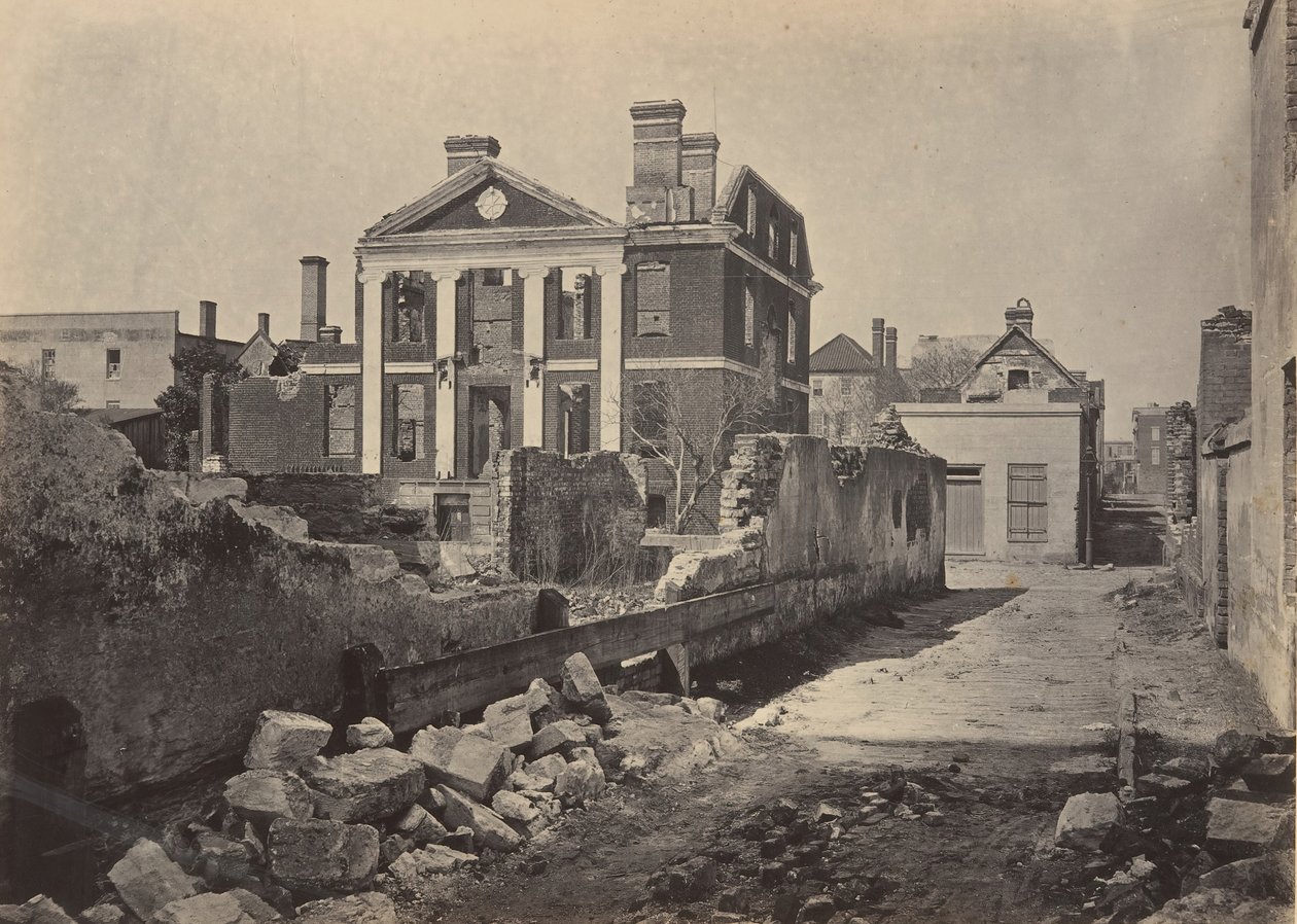 Pinckney Malikanesi Harabeleri, Charleston, Güney Karolina, 1860