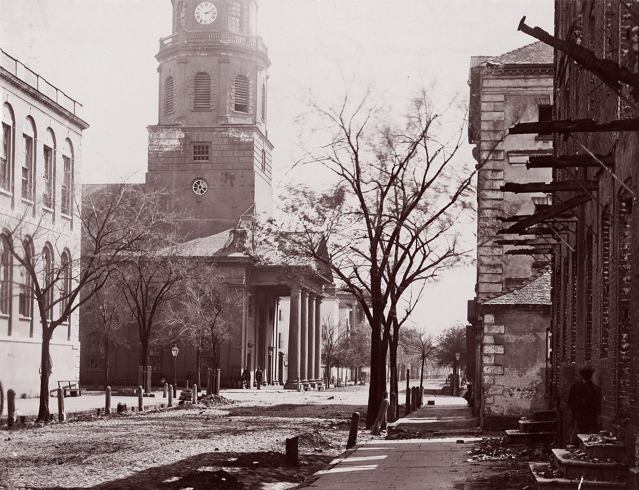 Aziz Michael Kilisesi, Charleston, SC, ca. 1864. by George N. Barnard