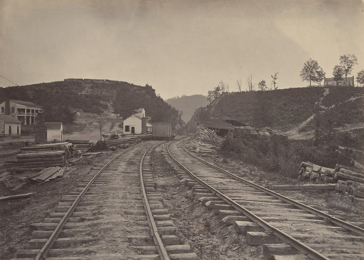 Allatoona Geçidi Kuzeye Bakıyor, Georgia, 1860