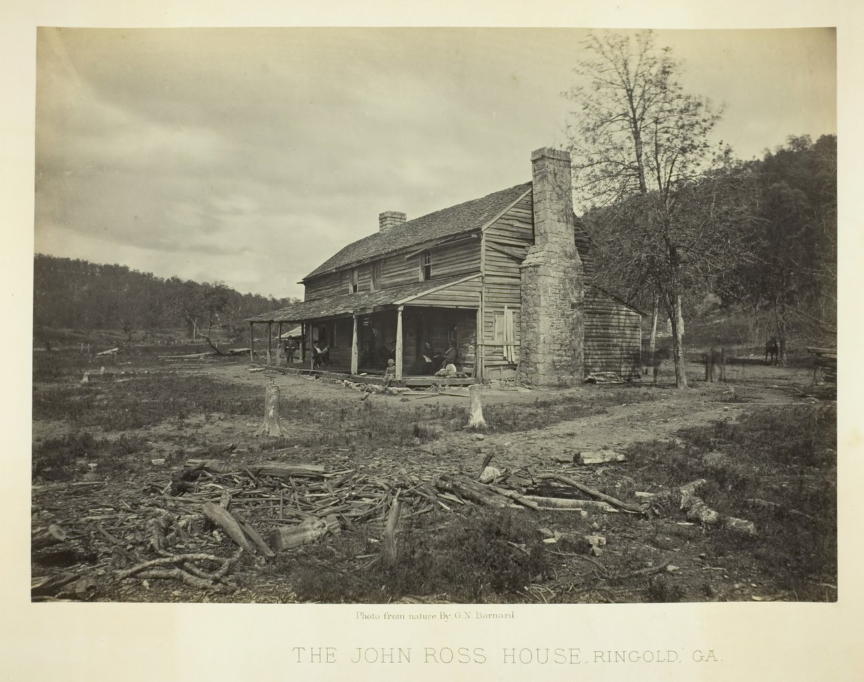 John Ross Evi, Ringgold, GA, 1866. by George N. Barnard