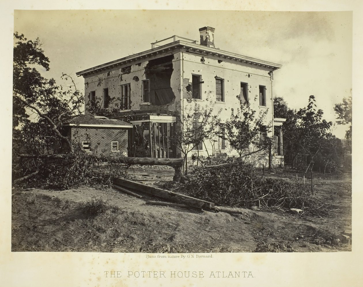 Potter Evi Atlanta, 1864. by George N. Barnard