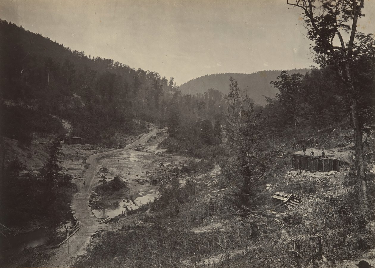 Köprünün Altında Whiteside Vadisi, 1860