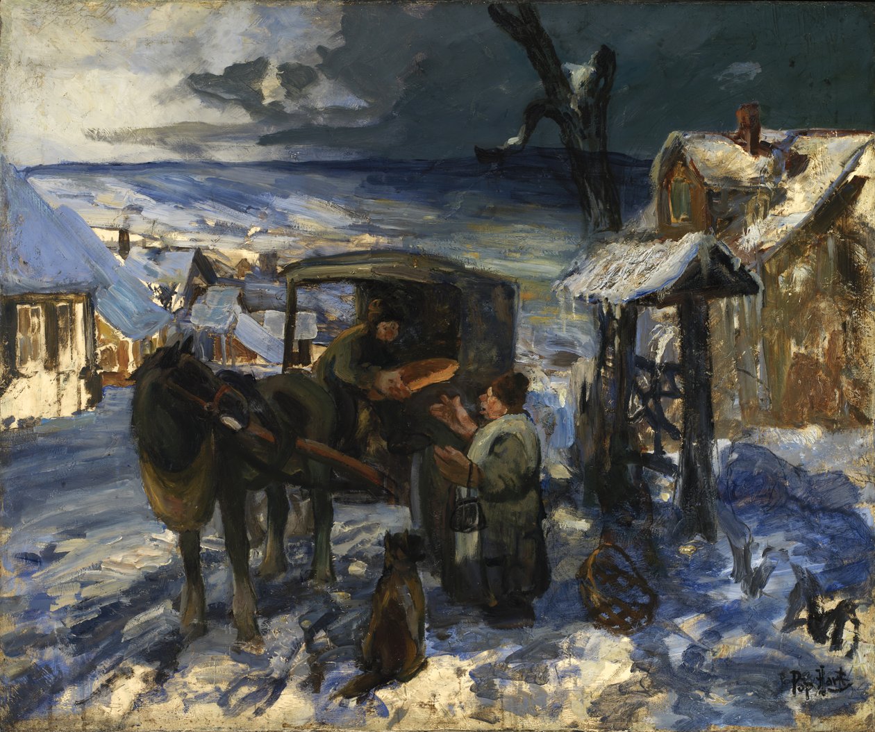 Köy Manzarası, 19. yüzyılın sonu - 20. yüzyılın başı. by George Overbury Hart