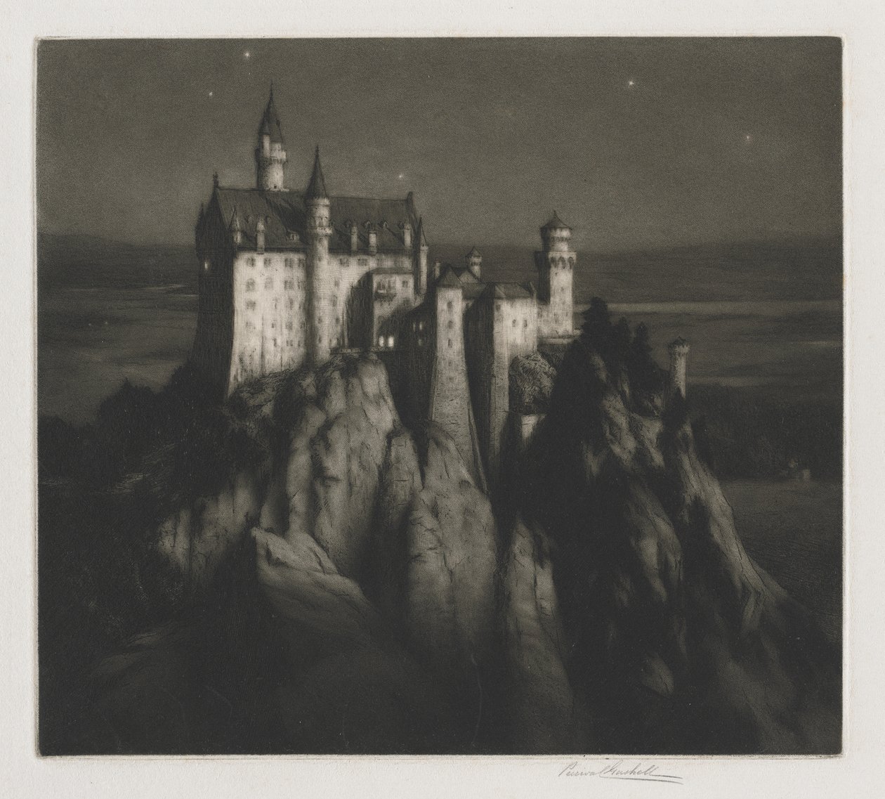 Neuschwanstein Şatosu by George Percival Gaskell