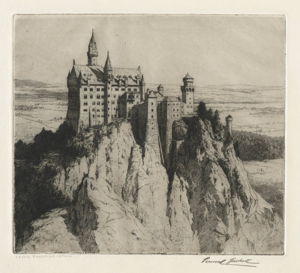 Neuschwanstein Kalesi, 1800