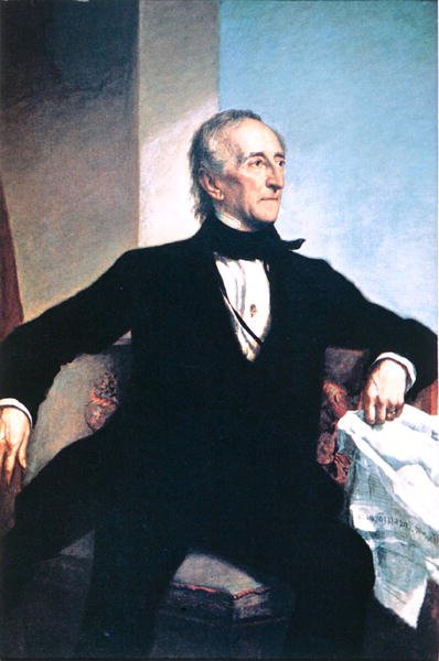 John Tyler (1790-1862) (renkli taş) by George Peter Alexander (after) Healy