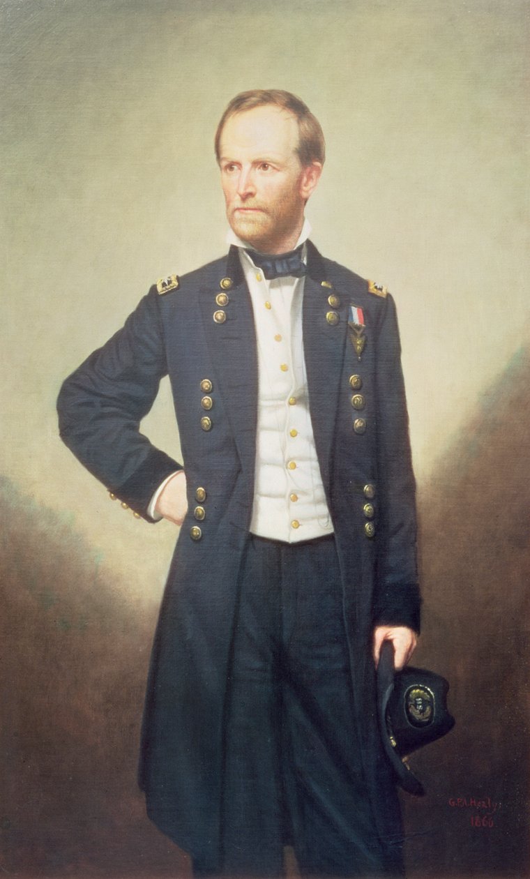General William Sherman (1820-91) 1866 by George Peter Alexander Healy