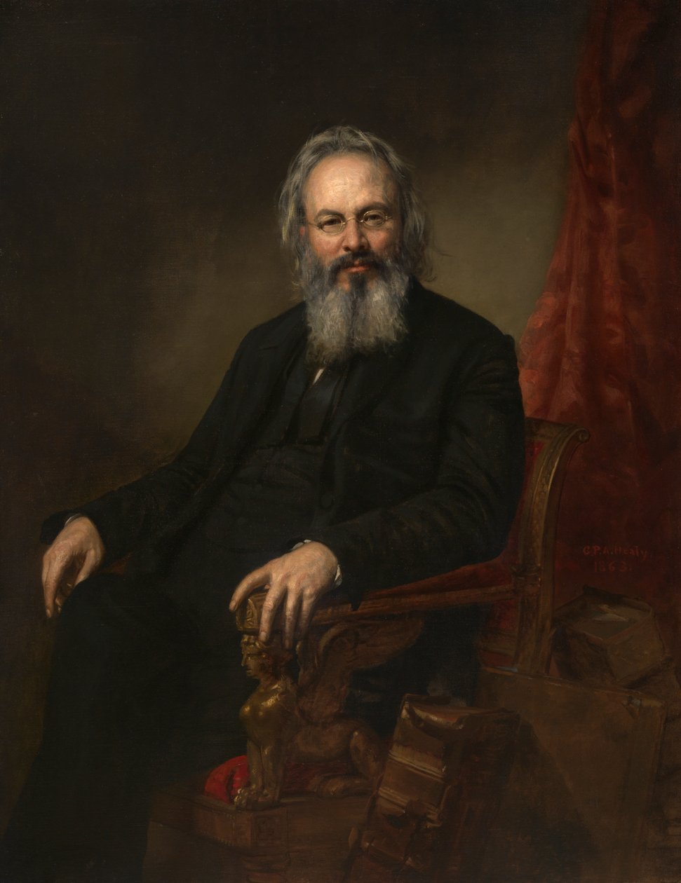 Orestes Brownson, 1863. by George Peter Alexander Healy
