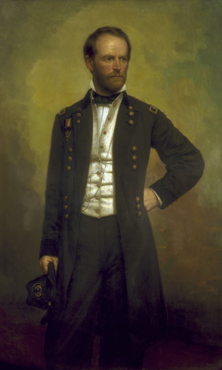 William T.Sherman by George Peter Alexander Healy