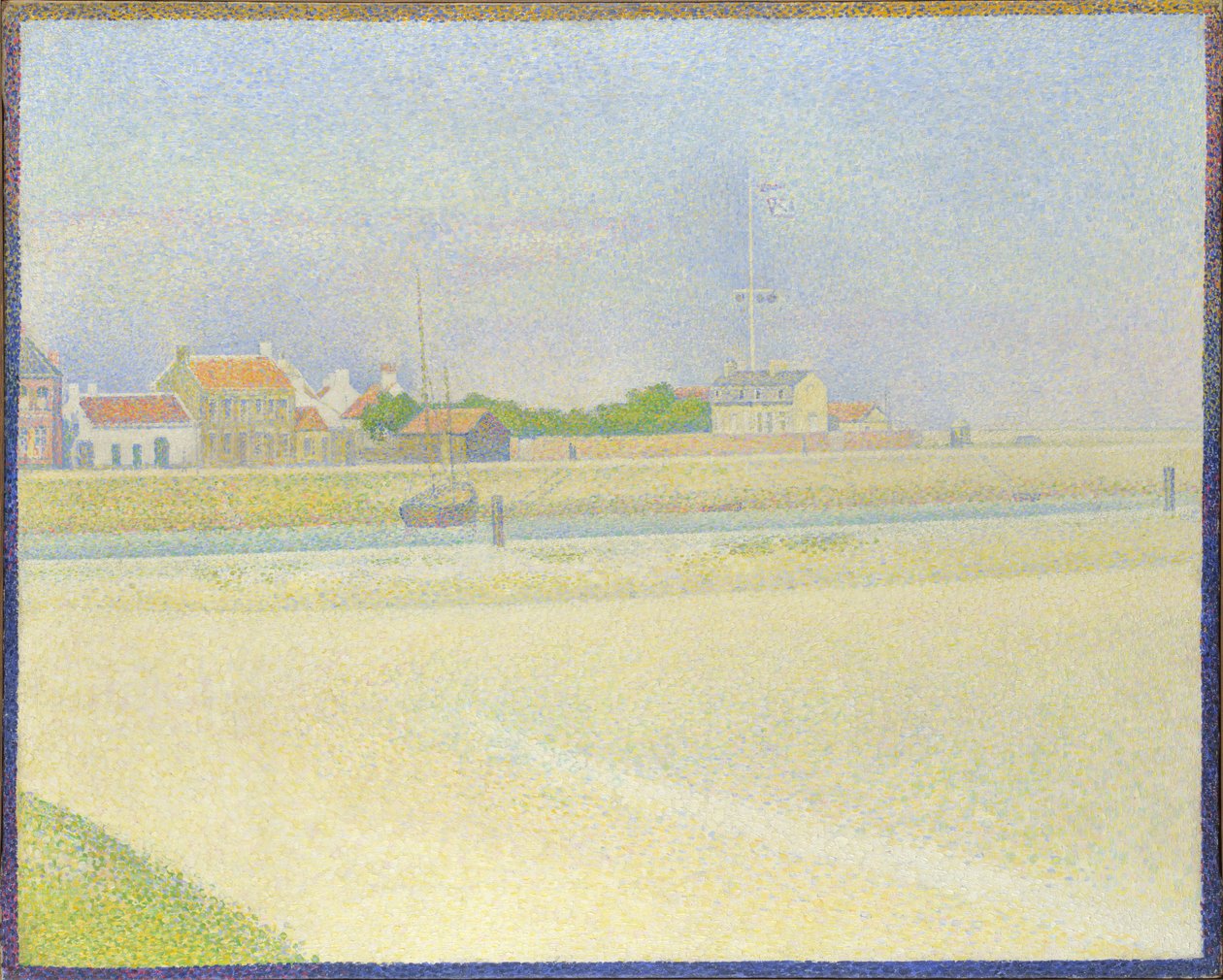 Gravelines Kanalı, Grand Fort-Philippe, 1890 by George Pierre Seurat