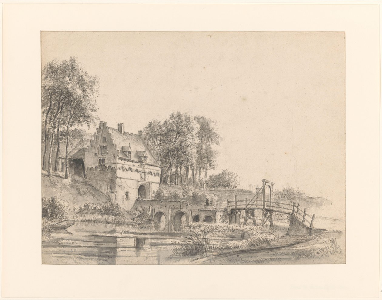Buren Kalesi kapısının görünümü by George Pieter Westenberg