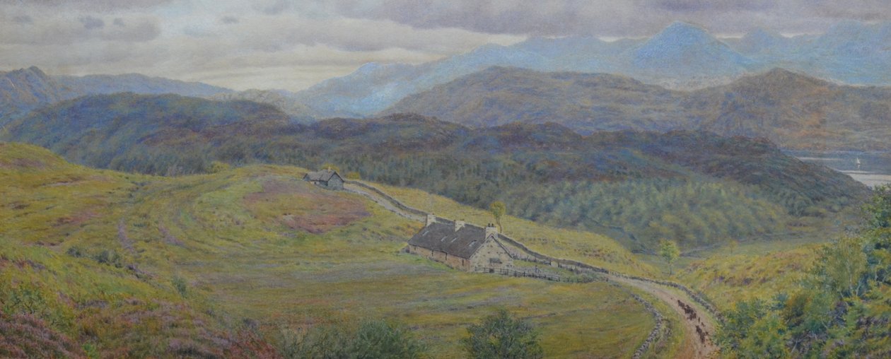 Arisaig#39;de - Invernessshire Sahili, 1866 dolayları (suluboya) by George Price Boyce