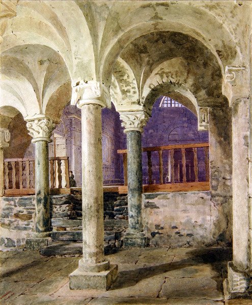 Aziz Nicolas Giornico Mahzeni, Kanton Ticino, İsviçre by George Price Boyce