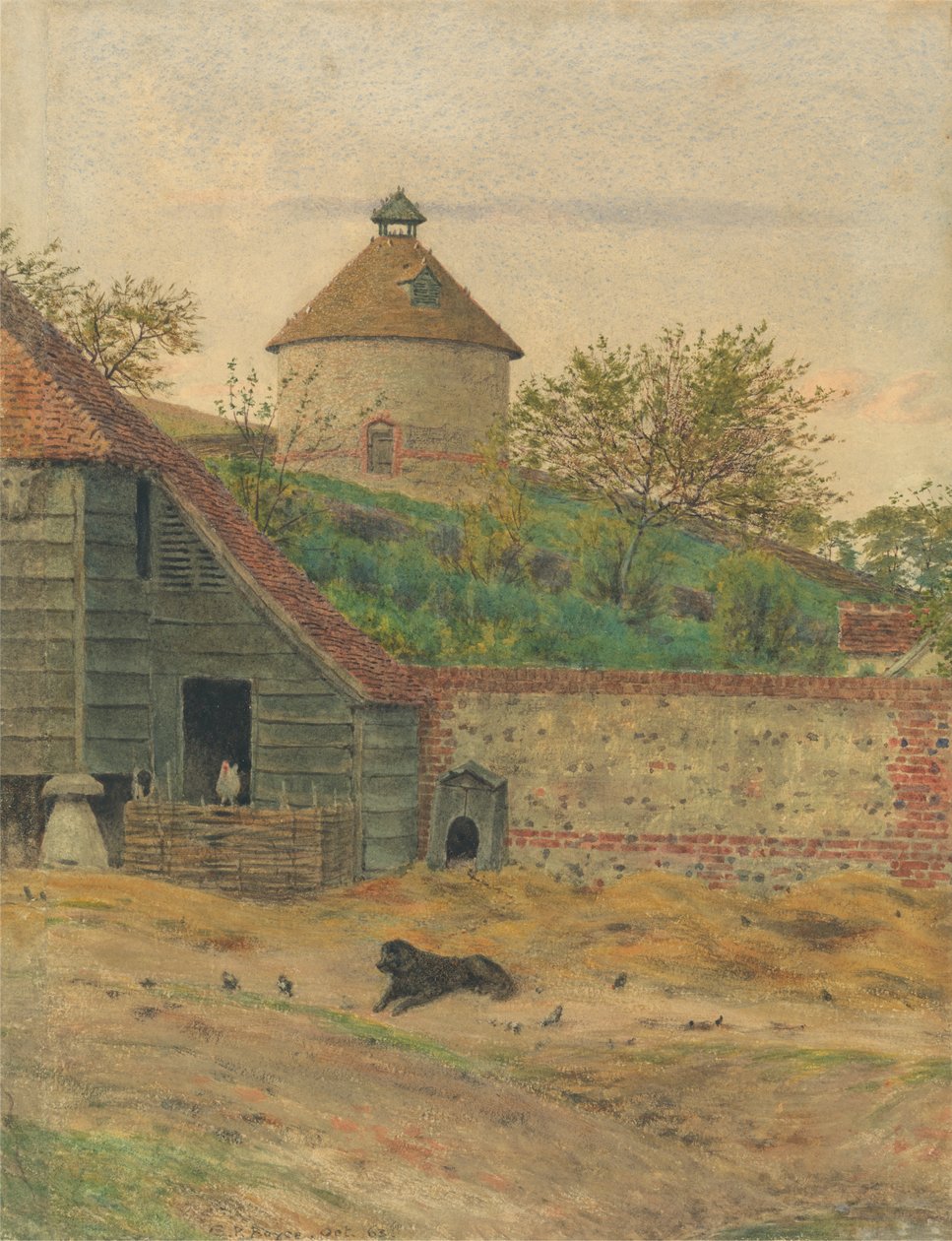Streatley'deki Güvercinlik by George Price Boyce