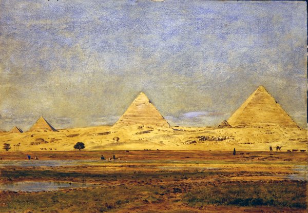 Giza Piramitleri ve Sfenks by George Price Boyce